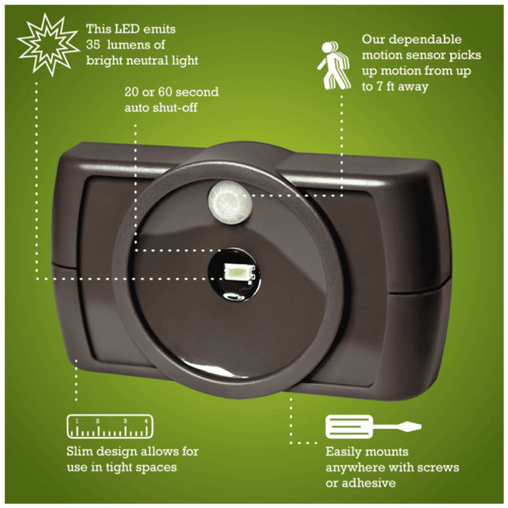Buy Mr. Beams Electric Powered 35 Watt Wireless Motion Sensor LED Slim